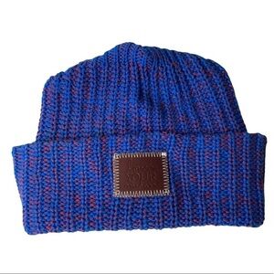 Love Your Melon Red and Blue Beanie.